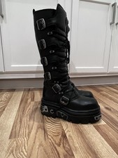 New Rock HIGH BOOT BLACK REACTOR M-272-S1