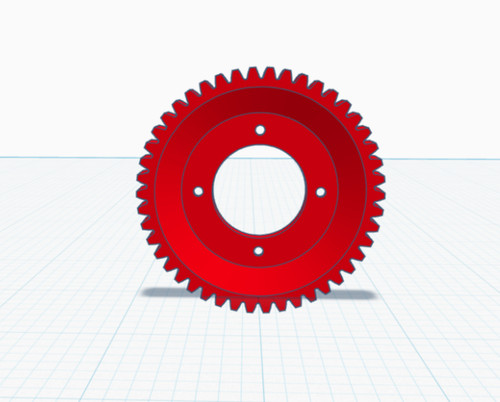 Kyosho dbx spur gear - kyosho, 3d