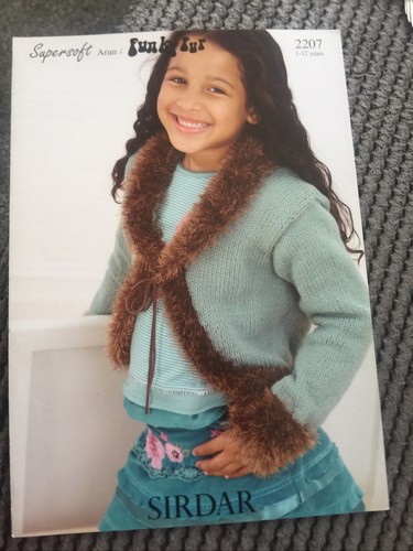 Sirdar 2207 bolero - bolero, fur