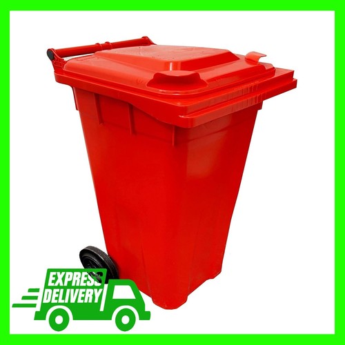 Red large 240l waste rubbish - large,