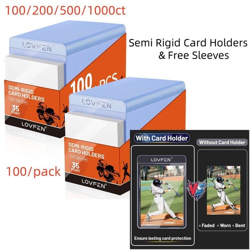 Semi rigid card holders - card, &