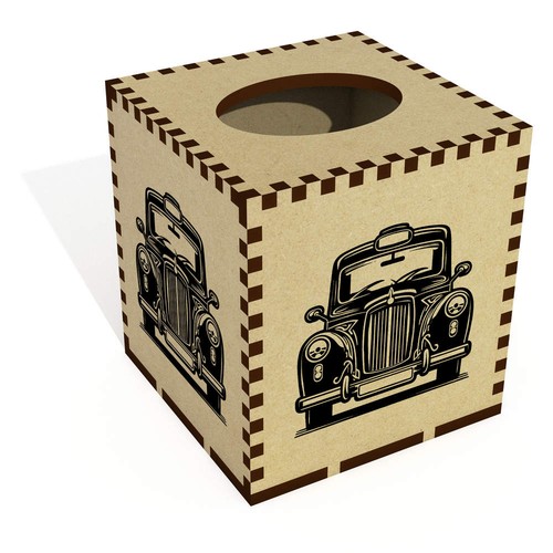 Square black cab - 'black, wooden