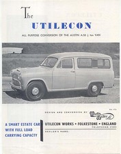 Austin A50 Van Martin Walter Utilecon Estate 1965-66 Original UK Sales Brochure