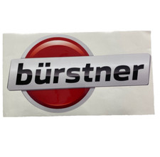 BÜRSTNER stickers, NEW look, printed and laminated, glossy, 310x170mm