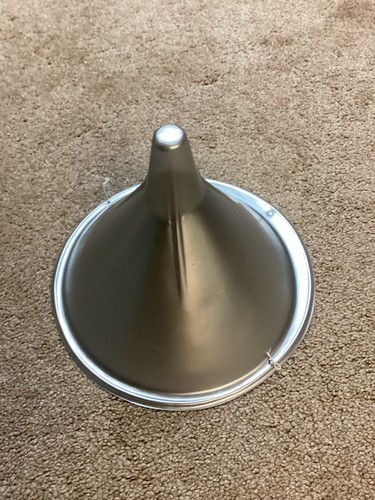 Tin man silver funnel hat - man,