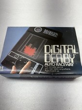 Vintage 1978 Tomy Digital Derby Auto Raceway Handheld Game. Not Tested