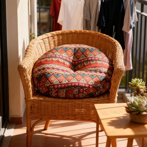 Washable round tatami - washable,