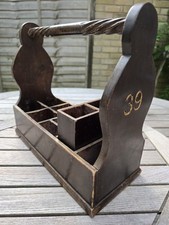 Wooden Box Condiment Cutlery