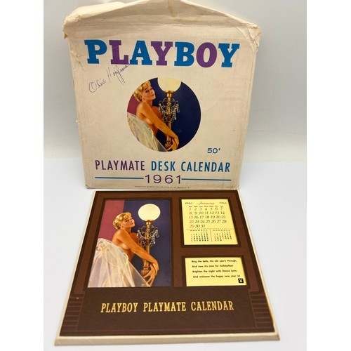 Vintage playboy desk calendar - vintage,
