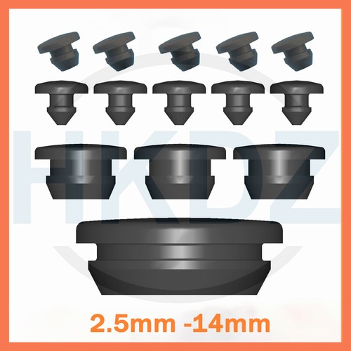 Black silicone rubber hole - silicone,
