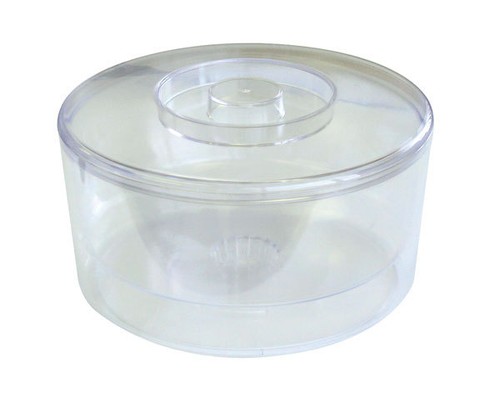 Plastic ice bucket - plastic, clear