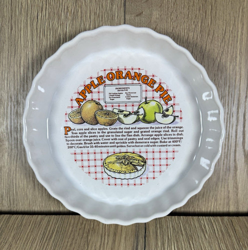 Vintage apple orange - orange, pie