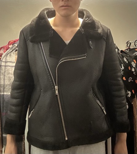 Zara xxl black faux - xxl, shearling