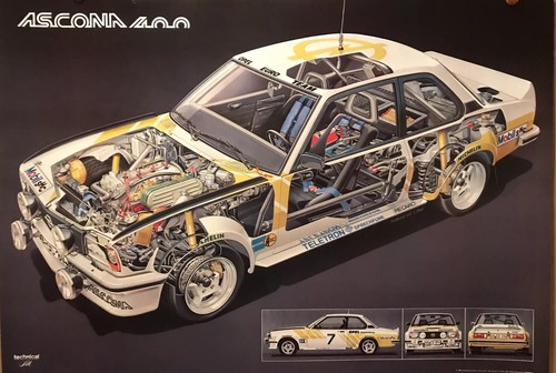 Opel ascona 400 cutaway - opel,