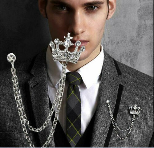 Royal crown wedding men suit - royal,