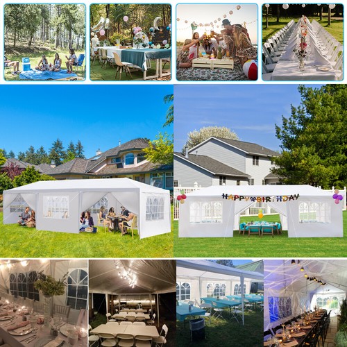 Garden large gazebo - garden,