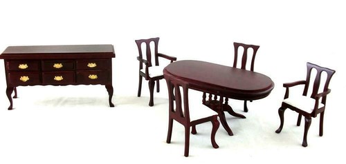 Dolls house dining - dolls, furniture