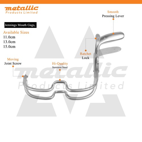 Jennings mouth gag 11cm - 11cm, 13cm