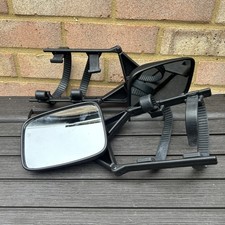2x Falcon Caravan Towing Mirrors Car Van Wing Mirrors Extension Mirror Pair