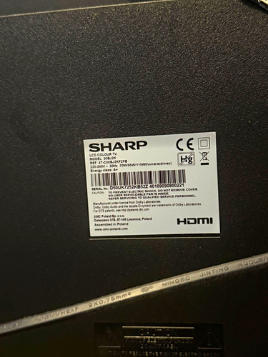 Sharp 50bj2k 50in - 50bj2k, 1080p