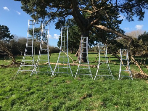 Tripod ladder 5m 1 - ,
