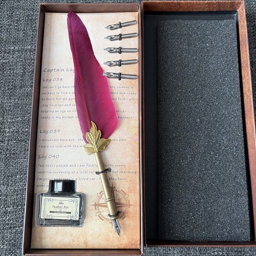 Luxury feather quill - feather, pen