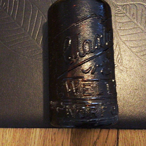 Vintage dark brown embossed - vintage,