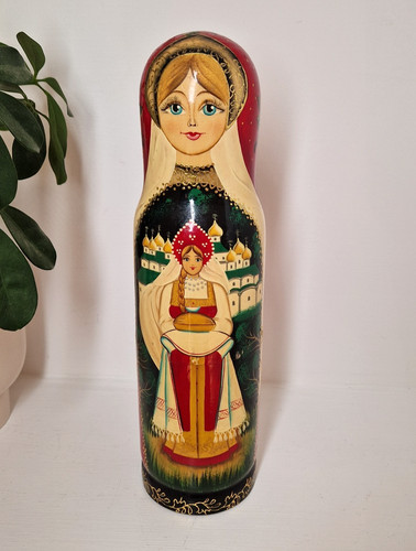 Vintage wooden russian - wooden,
