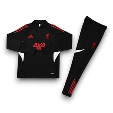 Liverpool F.C. 25/26 Adidas Black Adult Training Tracksuit - S-XXL