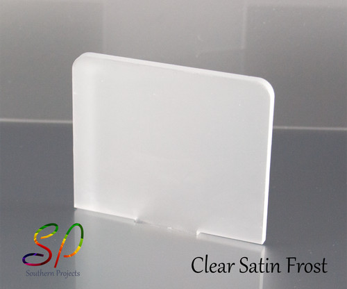 Frosted clear acrylic 1mm - acrylic,