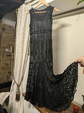 Vintage 1930s Black Lace