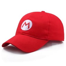 Bright Mario Embroidery Baseball Cap Outdoor Sport Sun Hat Hip Hop Trucker Hat