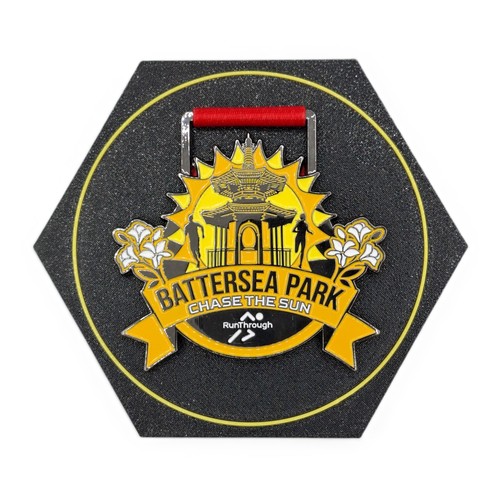 Medal wall display honeycomb - medal,