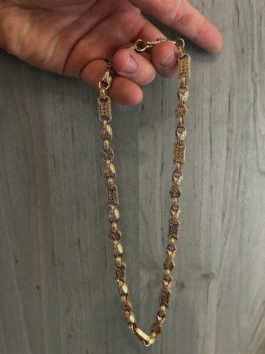 9ct gold silver tulip - on,