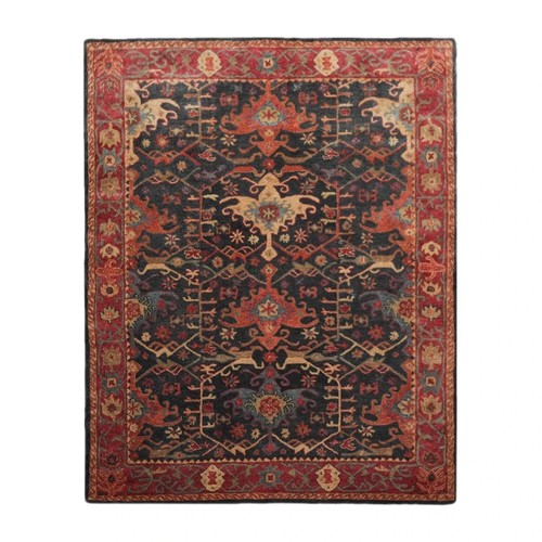 Dark wine oriental oushak - oriental,