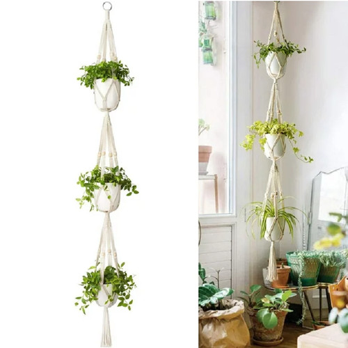 Layer macrame plant flower - plant,