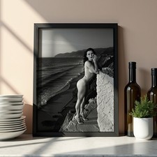 Vintage Retro Nude Figure