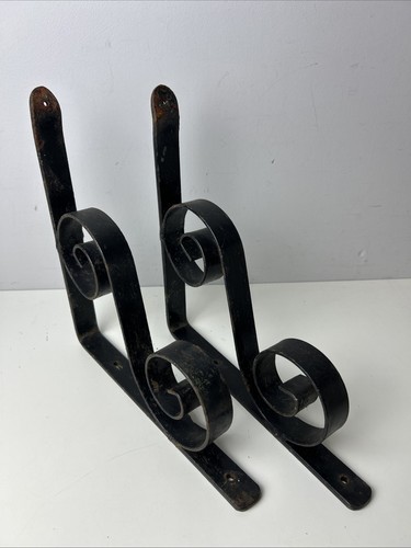 Vintage pair wrought - vintage, iron