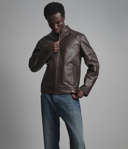 Genuine leather jacket - genuine,
