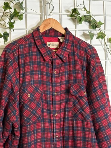 Vintage 90s red - red, check