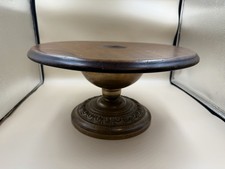 Stunning Vintage Wood & Brass