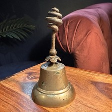 Victorian Brass Hand Bell With