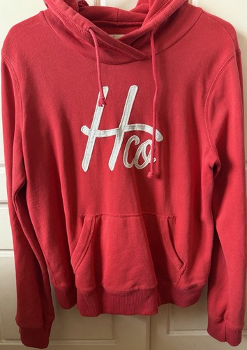 Hollister red hoodie women - red,