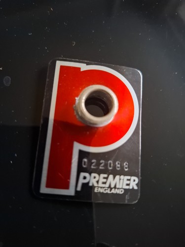 Vintage premier drums badge - vintage,