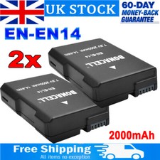 2Pack 2000mAh EN-EL14 N-EL14A