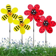 4x Wind Spinner Decorative