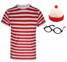 Child Wheres Wally Instant Kit Book Week Day Kids Boys Girls Fancy DRESS COSTUME