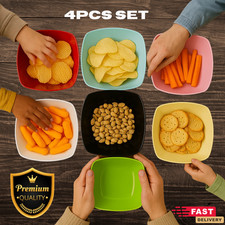 4 x Reusable Plastic Cereal