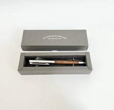 A.LANGE & SOHNE Mahogany Silver Cap Ballpoint Pen VIP Gift Item with Box Unused