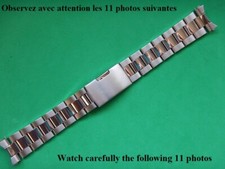 19mm SOLID STEEL "OYSTER" BRACELET ON FOLDING CLASP IDEAL YEMA SUPERMAN